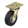 6-5/16 Inch Welded Steel Swivel Caster with Blickle EasyRoll Rubber Wheel