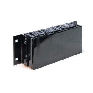 High-Impact Steel Face Laminated Loading Dock Bumper – Recycled Rubber – 14 In. to 36 In. Long – 5.5 In. W x 10 In. H