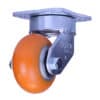 4 Inch Kingpinless Swivel Caster with Polyurethane Wheel and Face Contact Brake