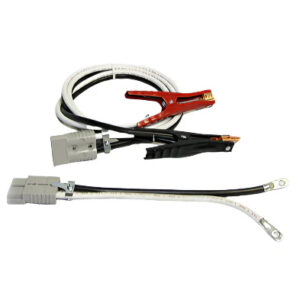Jumper cables for automotive power pusher