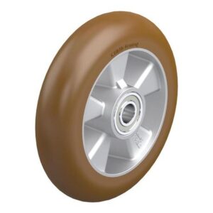 8 Inch Blickle Besthane Polyurethane Wheel with Aluminum Core with Extra Crowned Running Tread