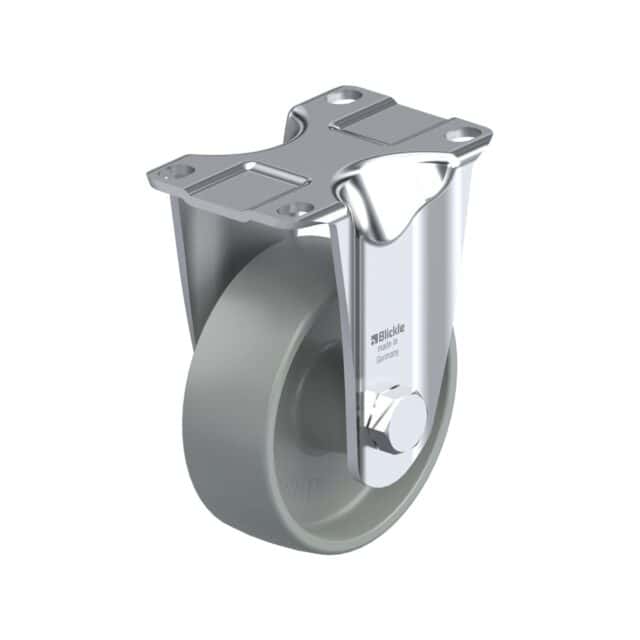 3-1/2 Inch Medium Duty Rigid Caster with Nylon 6 Wheel