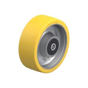 8 Inch Abrasion Resistant Blickle Extrathane Polyurethane Wheel with Cast Iron Core