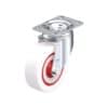 4 Inch Chemical Resistant Swivel Caster with Nylon 6 Wheel and Double Ball Bearing