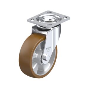 6 Inch Swivel Caster with Blickle Besthane Polyurethane Wheel