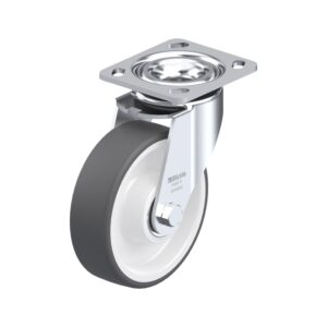 6 Inch Swivel Caster with Blickle Thermoplastic Polyurethane Wheel and Swivel Head Seal