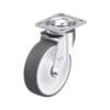 6-5/16 Inch Swivel Caster with Blickle Thermoplastic Polyurethane Wheel and Swivel Head Seal