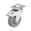 6 Inch Heavy Duty Swivel Caster with Nylon 6 Wheel with Swivel Head Seal and Stop-Fix Brake