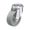 4 Inch Swivel Caster with Blickle Nylon 6 Wheel