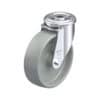 5 Inch Swivel Caster with Blickle Nylon 6 Wheel and Double Ball Bearing