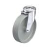 8 Inch Swivel Caster with Blickle Nylon 6 Wheel with Double Ball Bearing and Strong Central Kingpin