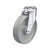 8 Inch Swivel Caster with Blickle Chemically-Resistant Nylon 6 Wheel with Double Ball Bearing and Strong Central Kingpin