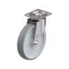 8 Inch Stainless Steel Swivel Caster with Blickle Thermoplastic Rubber Wheel