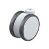 5 Inch Twin Wheel Swivel Caster with Blickle Thermoplastic Polyurethane Wheel and Nylon Core