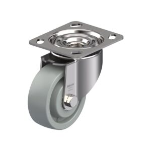 4 Inch Stainless Steel Swivel Caster with Nylon 6 Wheel and Double Ball Bearing