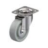 5 Inch Stainless Steel Swivel Caster with Nylon 6 Wheel and Double Ball Bearing