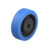 4 Inch Blickle EasyRoll Rubber Wheel and Nylon Core