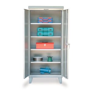 Outdoor Storage Cabinet With 4 Shelves – 60 in. W X 24 in. D X 80 in. H