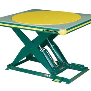3500 lbs turntable lift table from Barron Equipment