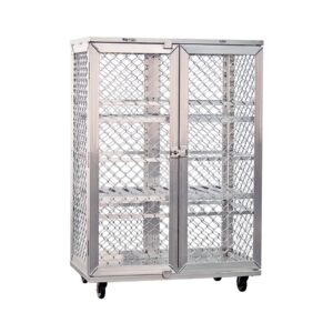 Heavy Duty Security Cage with Shelves – Stationary or Mobile