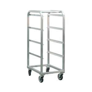 NSF Aluminum Tub Cart- Fits Standard Meat Tote – 2 to 6 Tub Configurations