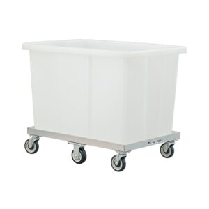 Heavy Duty FDA Plastic Bulk Tub Dolly – Fits 14 to 20 Bushel Tubs