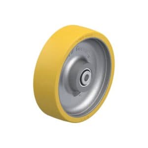 10 Inch Blickle Extrathane Polyurethane Wheel with Cast Iron Core and Ball Bearing