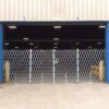 heavy duty pair of folding gates for industrial areas