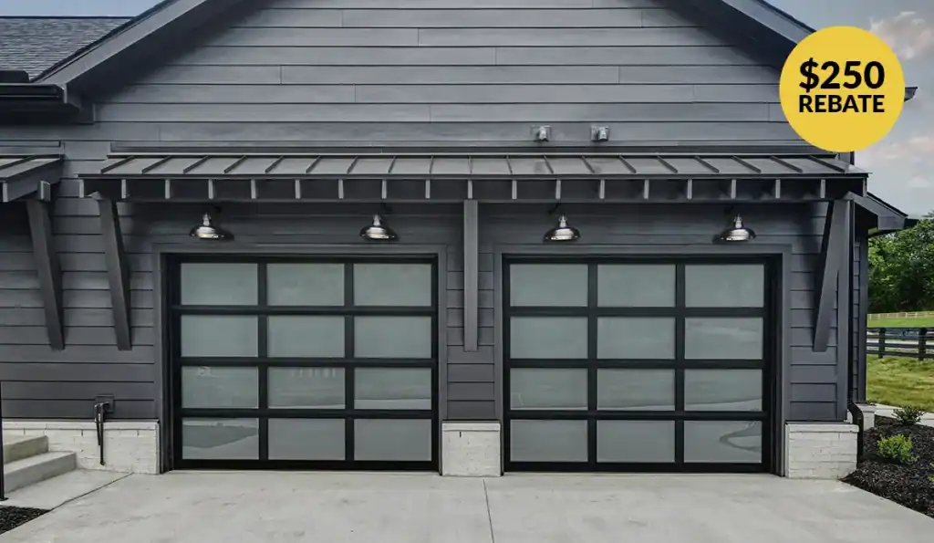 250 dollar rebate on avante and more garage doors