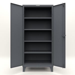 12-Gauge Industrial Storage Cabinet With 4 Shelves – 36 in. W X 24 in. D X 78 in. H