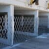 parking lot folding security gates for theft protection