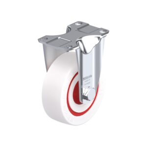 4 Inch Rigid Caster with Nylon 6 Wheel and Low Noise Operation