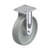 8 Inch High Capacity Industrial Rigid Caster with Blickle Nylon Wheel