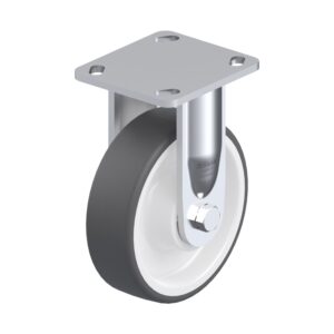 6 Inch Industrial Rigid Caster with Blickle Thermoplastic Polyurethane Wheel
