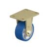 5 Inch Heavy Duty Rigid Caster with Blickle Besthane Soft Polyurethane Wheel
