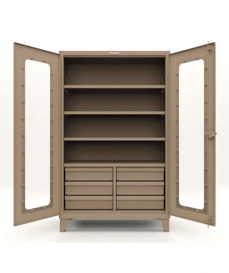 strong hold cabinets are highly customizable with 99-year warranty
