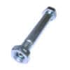 Diagonal Angle of Zerk Caster Axle with Lock Nut