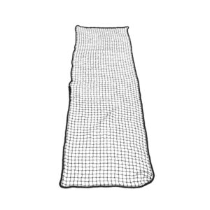 Conveyor netting with debris liner for overhead conveyors