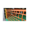 Post mounted loading dock safety barrier net from Barron Equipment used