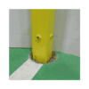 Post mounted loading dock safety barrier net from Barron Equipment near