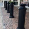 Pawn Decorative Bollard Covers in Front of a Building