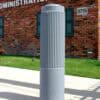 Close Up Ribbed Decorative Bollard Covers from Barron Equipment