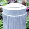 Close Up Ribbed Decorative Bollard Covers from Barron Equipment