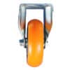 4 Inch Light Duty Rigid Caster with Polyurethane Wheel and Ball Bearing from Barron Equipment
