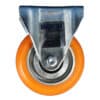4 Inch Light Duty Rigid Caster with Polyurethane Wheel and Ball Bearing from Barron Equipment