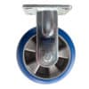 6 Inch Industrial Rigid Caster with High Capacity Polyurethane Wheel and Radius Tread from Barron Equipment
