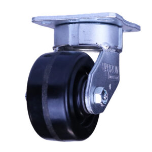4 Inch Kingpinless Rigid Caster with Phenolic Wheel and Roller Bearing from Barron Equipment