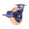 8 Inch Kingpinless Swivel Caster with High Capacity Radius Tread Polyurethane Wheel and Built in Brake from Barron Equipment