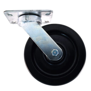 8 Inch Kingpinless Swivel Caster with Phenonlic Wheel and Large Top Plate from Barron Equipment