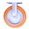10 Inch Kingpinless Rigid Caster with Polyurethane Wheel and Large Top Plate from Barron Equipment